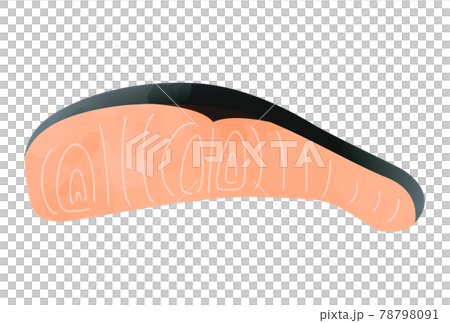 Illustration of grilled salmon Illustration of grilled salmon 78798091