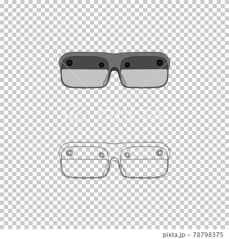 ■ARグラス（線画・着色） 78798375