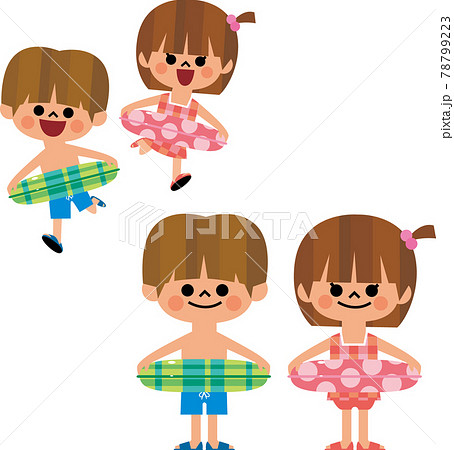 水着の子ども 78799223
