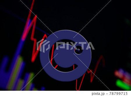 Celsius CEL Cryptocurrency. coin growth chart on the exchange, chart 78799715