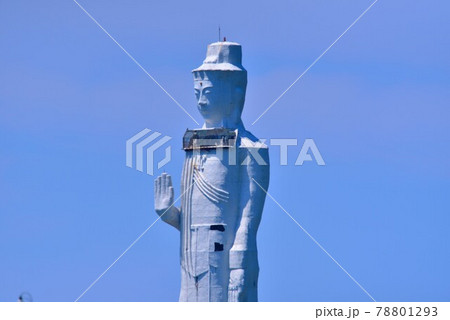 取り壊し間近の淡路島「世界平和大観音像」2021年6月 取り壊し間近の淡路島「世界平和大観音像」2021年6月 78801293