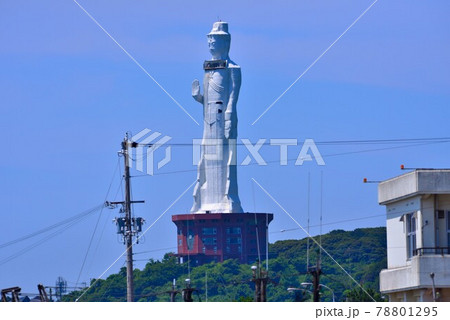 取り壊し間近の淡路島「世界平和大観音像」2021年6月 78801295