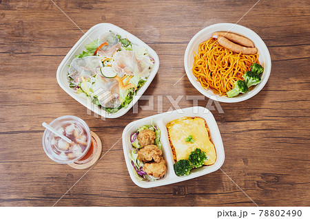 テイクアウト　デリバリーフード　お弁当 78802490