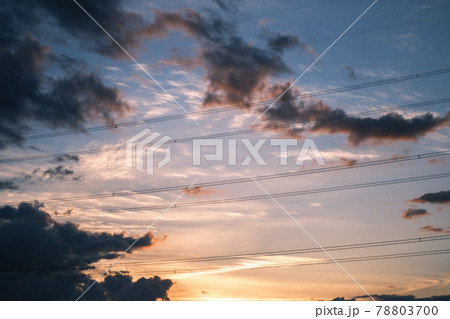 懐かしい夕景 78803700
