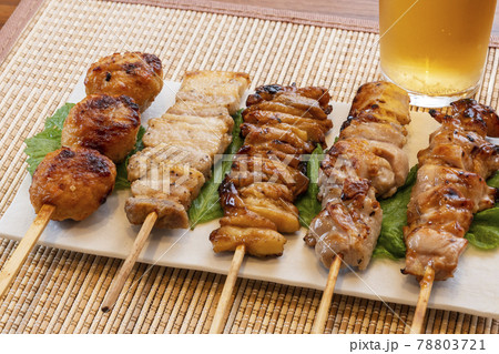 焼鳥　焼き鳥　ビール 78803721