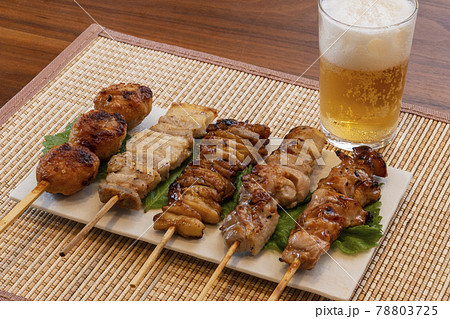 焼鳥　焼き鳥　ビール 78803725