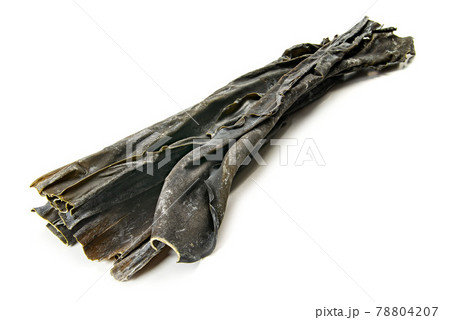 乾燥させた出汁昆布 78804207