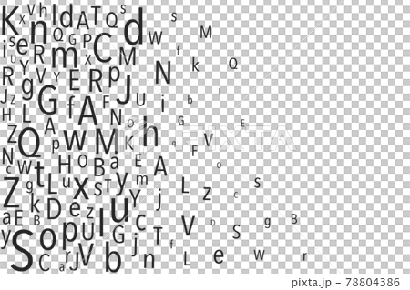 英文英文大寫和小寫字母語言AI矢量素材插圖 78804386