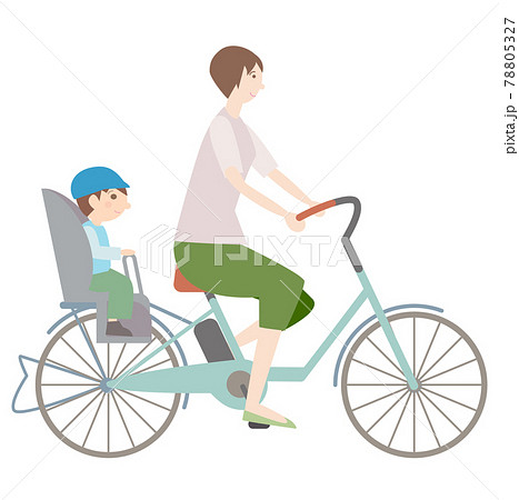 電動自転車　チャイルドシート　後部　こども 78805327