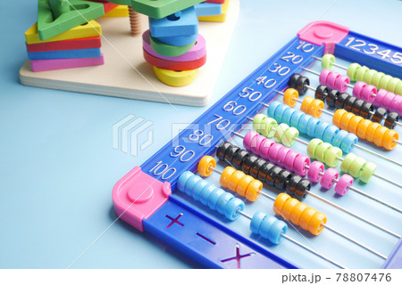 counting math learning toy on table counting math learning toy on table 78807476