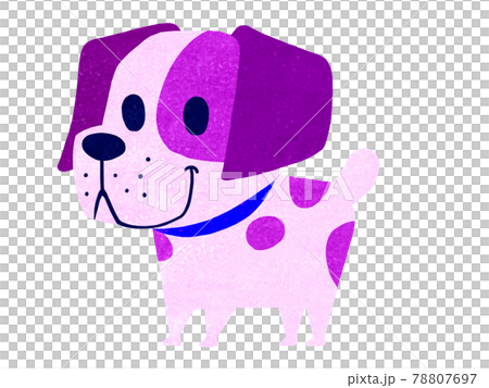 カートゥーンタッチのセントバーナード犬イラスト 78807697