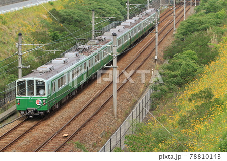 兵庫県神戸市　学園都市付近を走る地下鉄 78810143