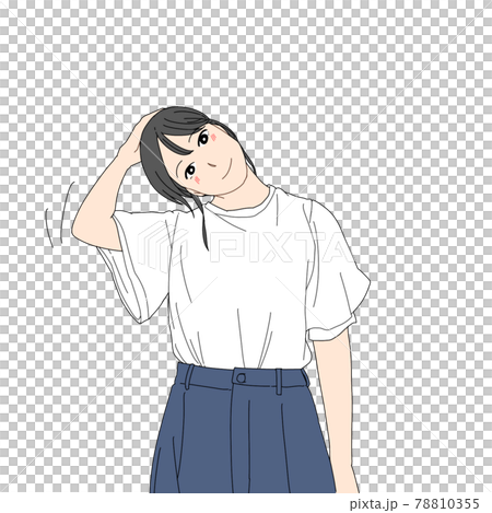 伸脖子的女人(右) 伸脖子的女人(右) 78810355