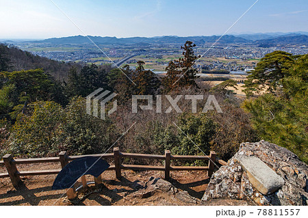 栃木県/ 天狗岩（唐沢山城）からの風景 78811557