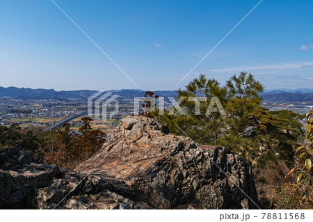 栃木県/ 天狗岩（唐沢山城）からの風景 78811568