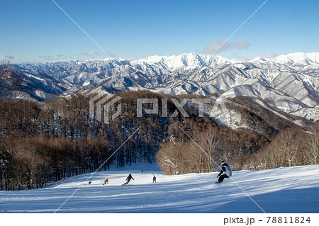 宝台樹スキー場より谷川岳 宝台樹スキー場より谷川岳 78811824