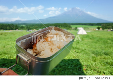 メスティンで炊いたご飯 78812493