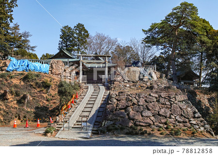 栃木県/ 唐沢山城 ・本丸・石垣　 続日本100名城 78812858