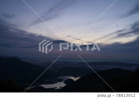 《岡山県》御嶽山から眺める夕景【5月】 《岡山県》御嶽山から眺める夕景【5月】 78813012