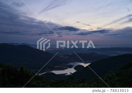 《岡山県》御嶽山から眺める夕景【5月】 《岡山県》御嶽山から眺める夕景【5月】 78813013