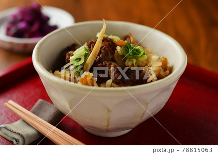牛肉と牛蒡の炊き込みご飯 78815063