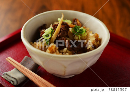 牛肉と牛蒡の炊き込みご飯 78815597