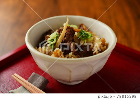 牛肉と牛蒡の炊き込みご飯 78815598