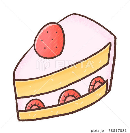 R もっとメルヘンなケーキ屋さん ショートケーキ のイラスト素材