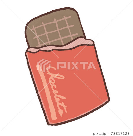 R もっとメルヘンなケーキ屋さん 板チョコ のイラスト素材