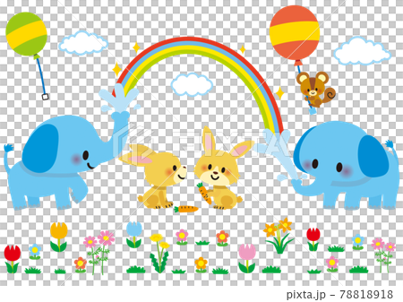 大象和兔子 大象和兔子 78818918