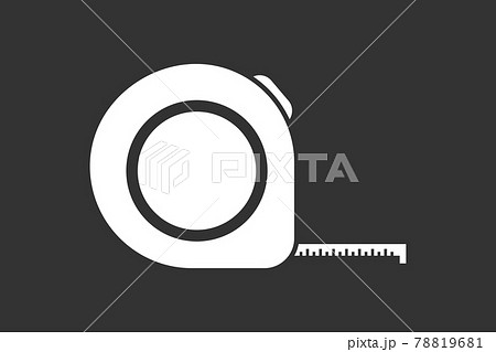 Tape Measure. Simple icon. Flat style element for graphic design. Vector EPS10 illustration. 78819681