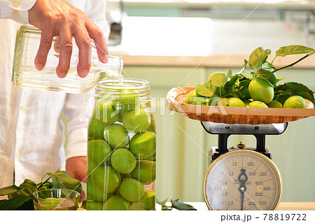 ウメシュ作り ウメシュ作り 78819722