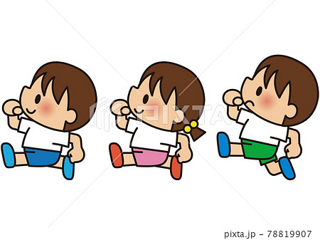 走る 子供 78819907
