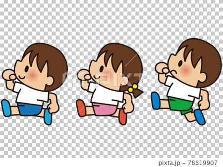 走る 子供 78819907
