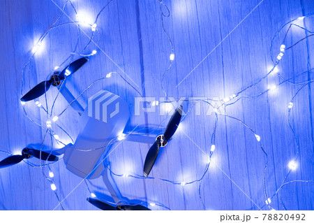 ドローンとイルミネーション ドローンとイルミネーション 78820492