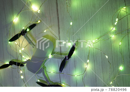 ドローンとイルミネーション ドローンとイルミネーション 78820496