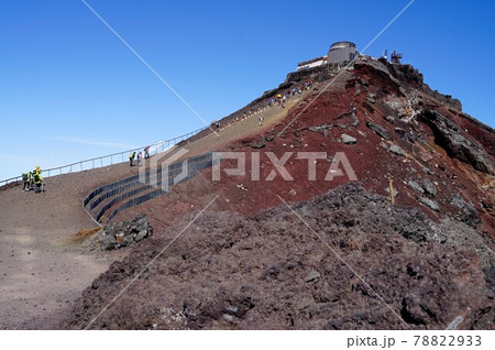 富士山頂、観測所 78822933