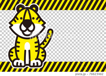 New Year's card material for the year of the tiger 78823482