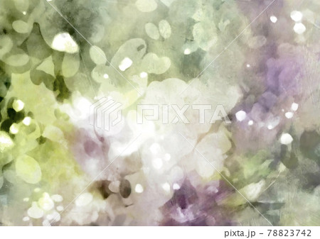 幻想的な緑の渋めのキラキラテクスチャ背景のイラスト素材 7742