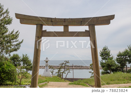 あじさい神苑で有名な兵庫県明石市の東播磨にある住吉神社の鳥居 78823824