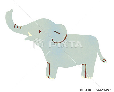 かわいい象のイラストのイラスト素材 7847