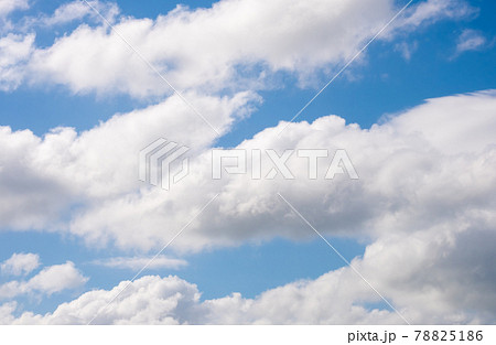 beautiful sky with white clouds on clear blue sky beautiful sky with white clouds on clear blue sky 78825186
