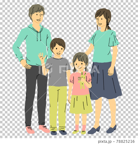 Family illustrations 78825216