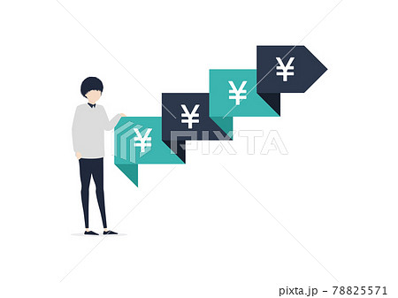 サブスクリプション・積み立てのイラスト素材 78825571