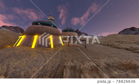 荒野の中の建物 荒野の中の建物 78826636