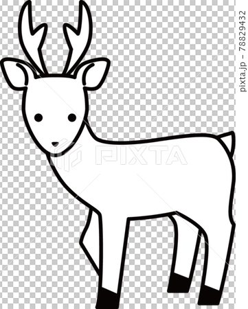 シカのイラスト素材 7432