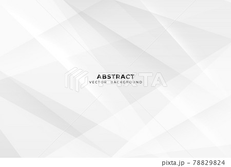 Abstract white and grey geometric modern background creative design. Simple light silver vector. Smooth and clean vector subtle background illustration 78829824