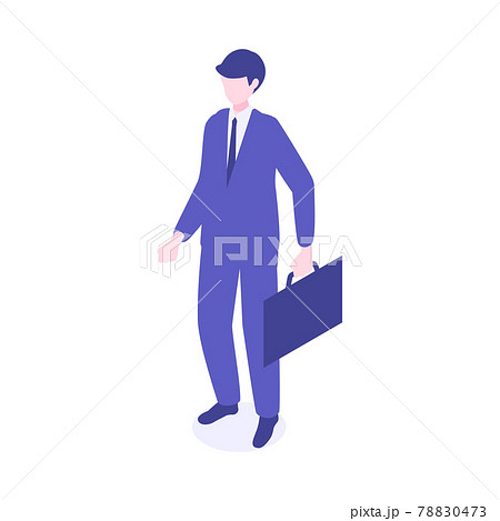 アイソメトリックのビジネスマンイラスト アイソメトリックのビジネスマンイラスト 78830473