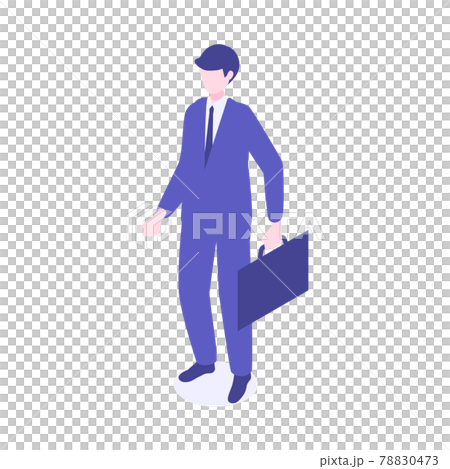 アイソメトリックのビジネスマンイラスト アイソメトリックのビジネスマンイラスト 78830473