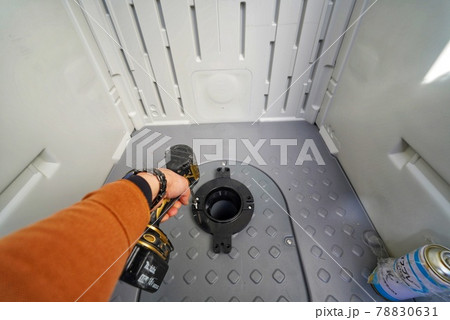 仮設トイレの設置状況 78830631